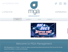 Tablet Screenshot of mgamanagement.com